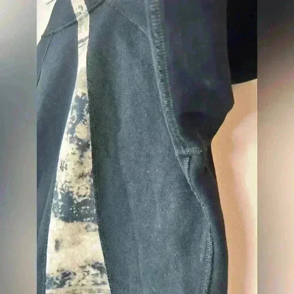 Vintage Lululemon Womens Black Abstract India Scuba Hoodie Summer Casual 10 - Picture 11 of 15